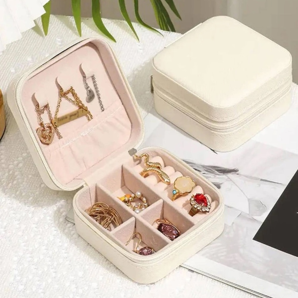 1pc Portable Multi-Function Jewelry Storage Box✨